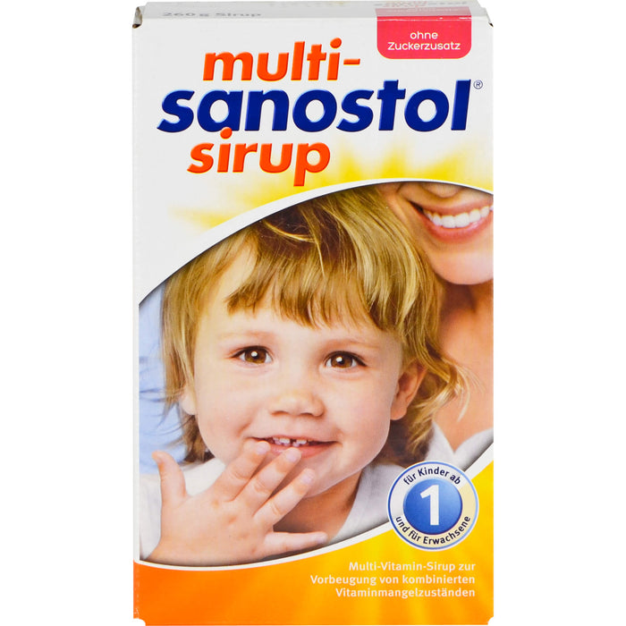multi-sanostol Sirup ohne Zuckerzusatz, 260 g Lösung