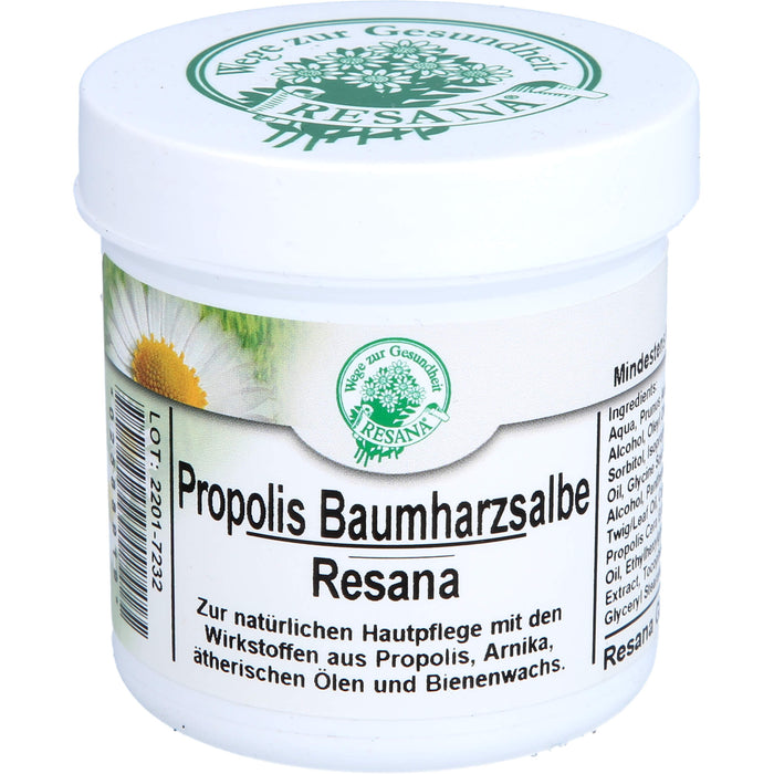 Propolis Baumharzsalbe Resana zur natürlichen Hautpflege, 100 ml Salbe