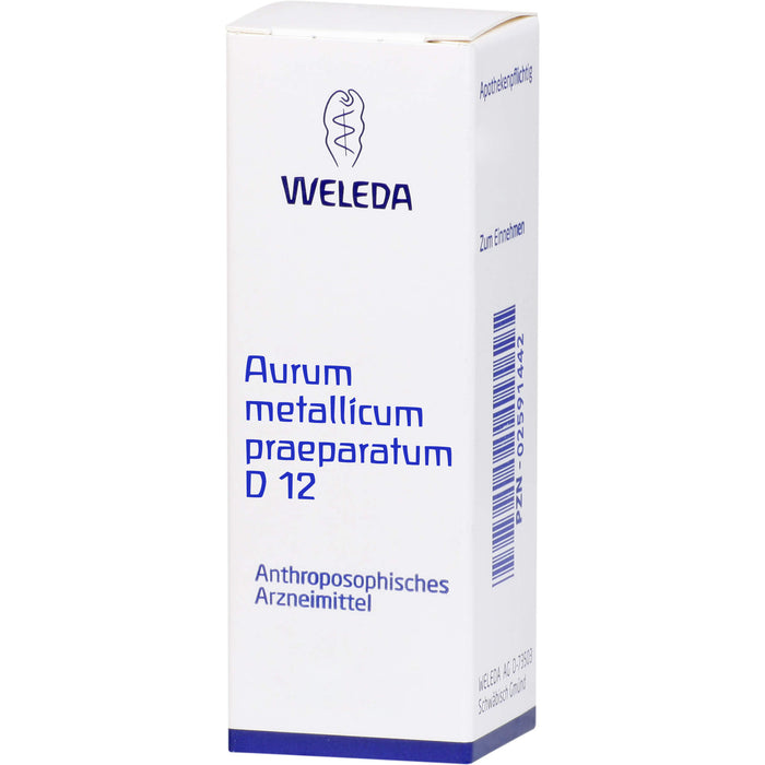 WELEDA Aurum metallicum praeparatum D12 Verreibung, 50 g Pulver