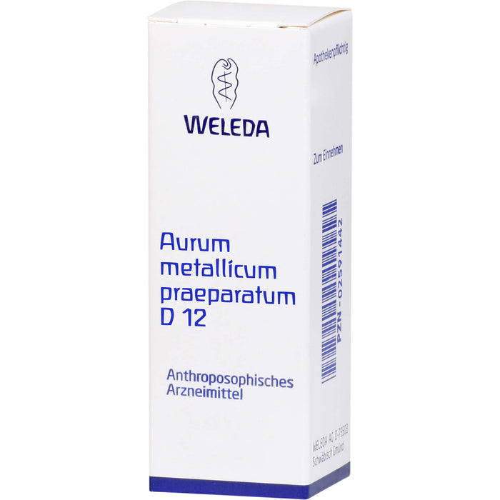 WELEDA Aurum metallicum praeparatum D12 Verreibung, 50 g Pulver