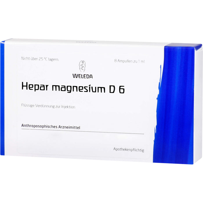 Hepar Magnesium D6 Weleda Amp., 8X1 ml AMP
