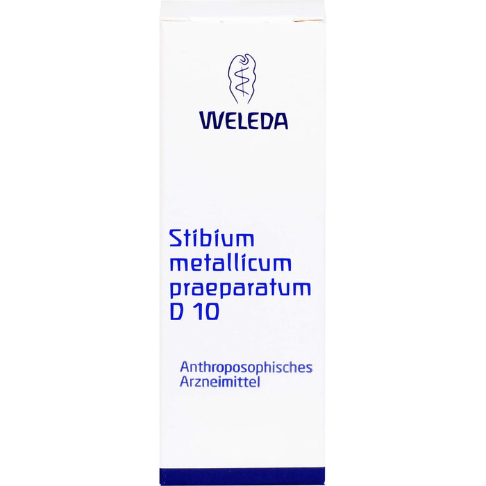 WELEDA Stibium metallicum praeparatum D10 Verreibung, 20 g Pulver