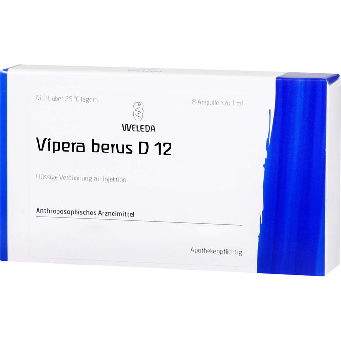 Vipera berus D12 Weleda Amp., 8X1 ml AMP