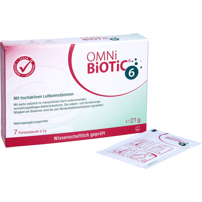 OMNi-BiOTiC 6 mit hochaktiven Leitkeimstämmen Portionsbeutel, 7 St. Beutel
