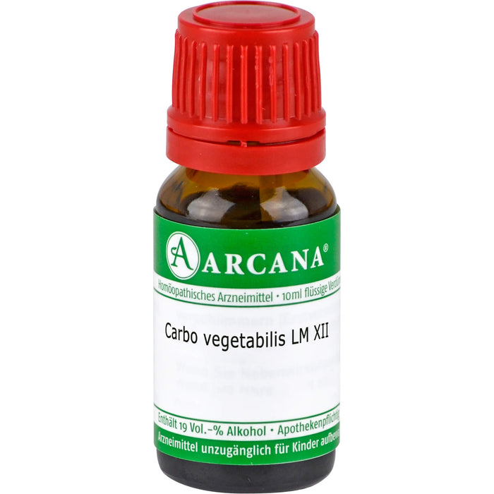 ARCANA Carbo vegetabilis LM XII flüssige Verdünnung, 10 ml Lösung
