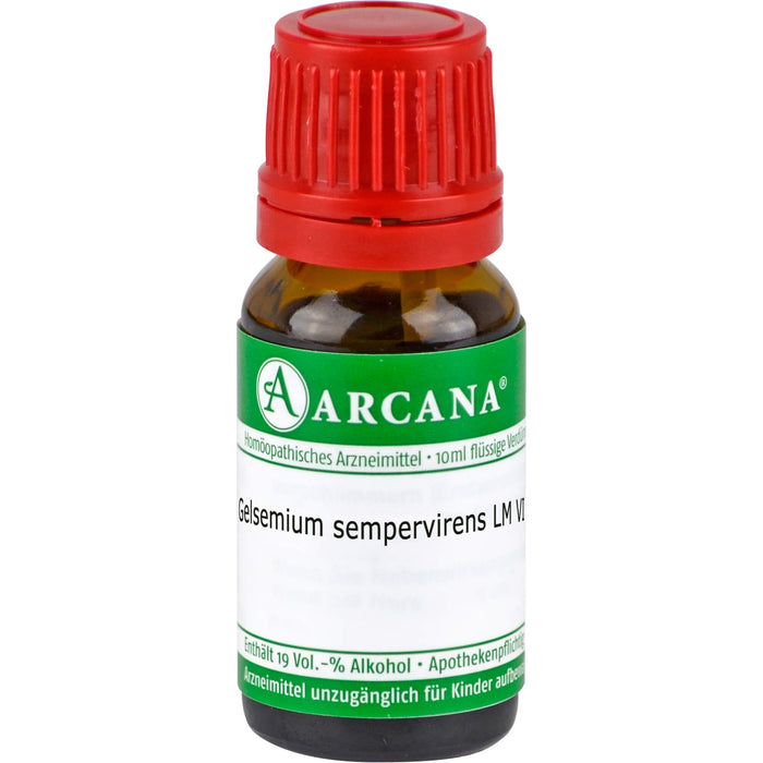 ARCANA Gelsemium sempervirens LM VI flüssige Verdünnung, 10 ml Lösung