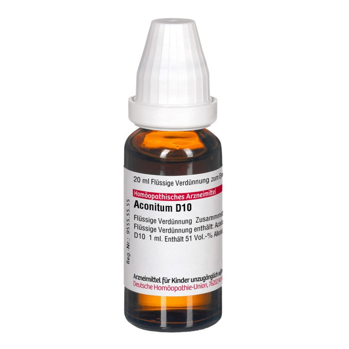 DHU Aconitum D10 Dilution, 20 ml Lösung