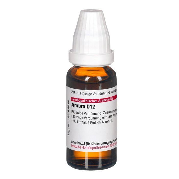 DHU Ambra D12 Dilution, 20 ml Lösung