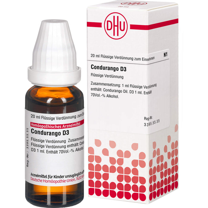 DHU Condurango D3 Dilution, 20 ml Lösung