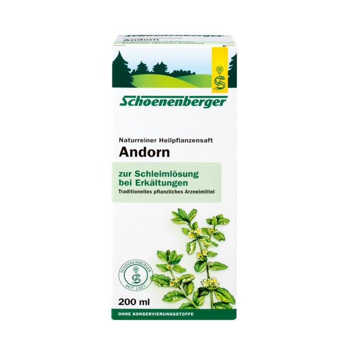 Schoenenberger Naturreiner Heilpflanzensaft Andorn, 200 ml Lösung
