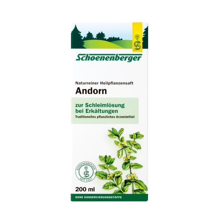 Schoenenberger Naturreiner Heilpflanzensaft Andorn, 200 ml Lösung
