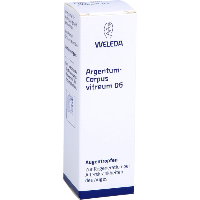 Argentum corpus Vitreum D6 Weleda Augentropfen, 10 ml ATR
