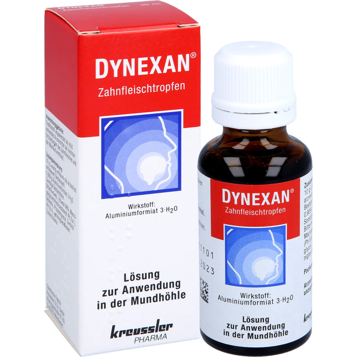 Dynexan Zahnfleischtropfen bei leichten Entzündungen im Mundraum, 30 ml Lösung