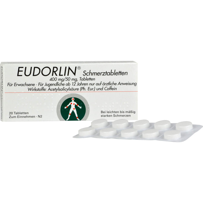 EUDORLIN Schmerztabletten, 20 St. Tabletten