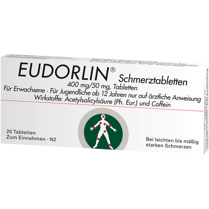EUDORLIN Schmerztabletten, 20 St. Tabletten