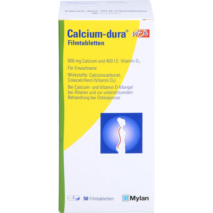 Calcium-dura Vit D3 Filmtabletten, 50 St FTA