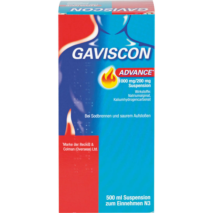 GAVISCON Advance Suspension Reimport EMRAmed, 500 ml Lösung