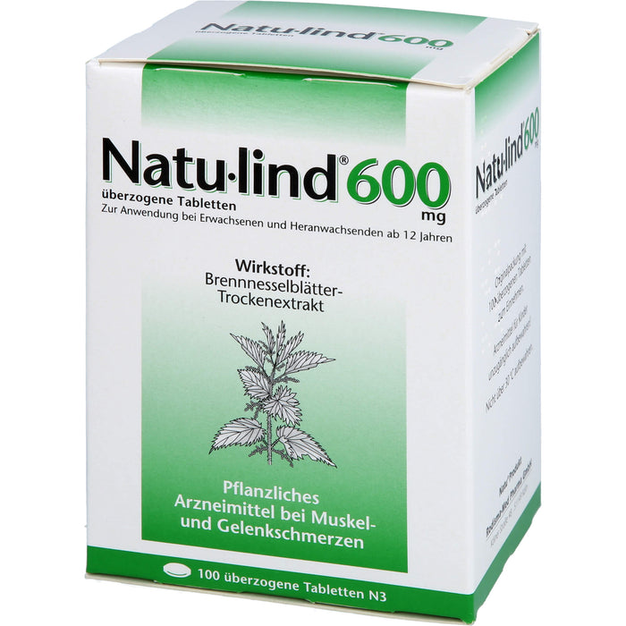 Natu-lind 600 mg, überzogene Tabletten, 100 St UTA