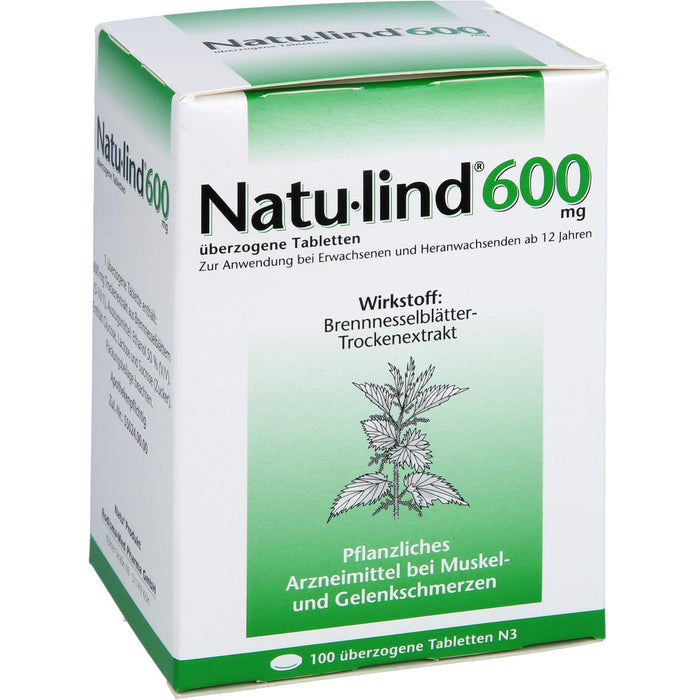 Natu-lind 600 mg, überzogene Tabletten, 100 St UTA