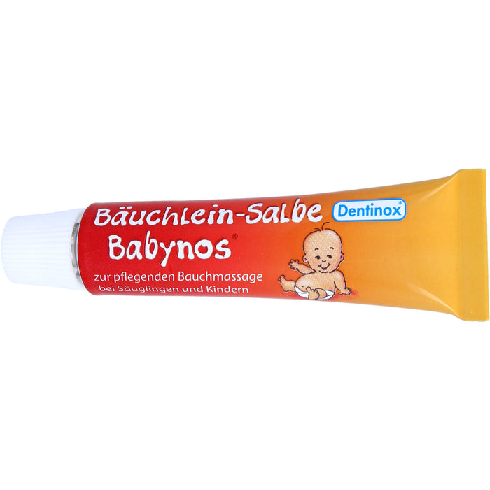 Bäuchlein-Salbe Babynos zur pflegenden Bauchmassage, 10 ml Salbe