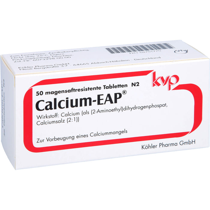 Calcium-EAP Filmtabletten zur Vorbeugung eines Calciummangels, 50 St. Tabletten