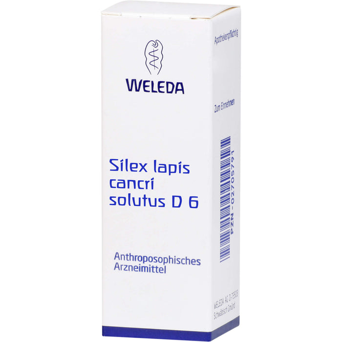 Silex Lapis Cancri Solutus D6 Weleda Dil., 50 ml DIL