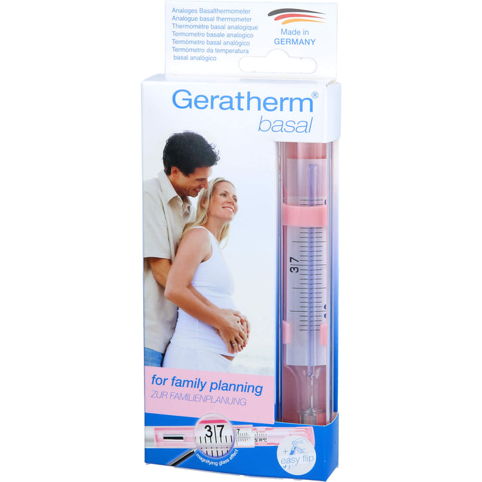 Geratherm basal analoges Basalthermometer, 1 St. Fieberthermometer
