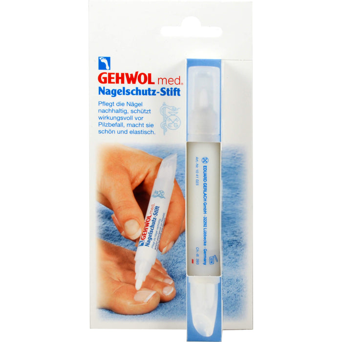 GEHWOL med Nagelschutz-Stift pflegt die Nägel nachhaltig, 3 ml Stift