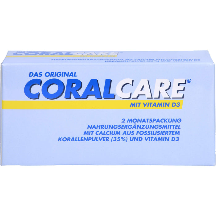 CORALCARE 2-Monatspackung mit Vitamin D3 und K2 Pulver, 85 g Pulver