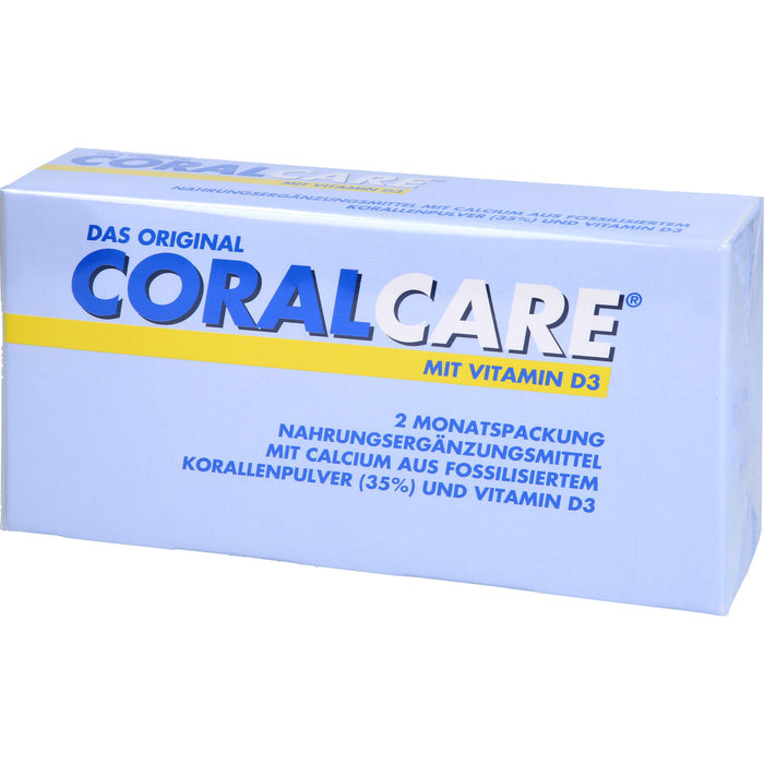CORALCARE 2-Monatspackung mit Vitamin D3 und K2 Pulver, 85 g Pulver