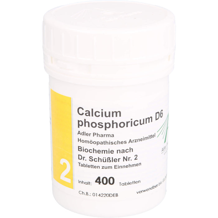Biochemie Adler 2 Calcium phosphoricum D6 Tbl., 400 St TAB
