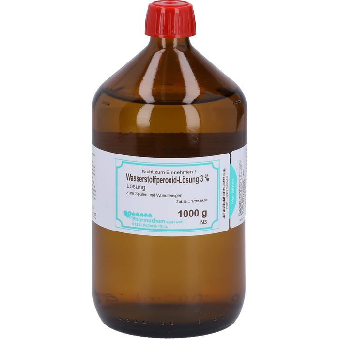 Pharmachem Wasserstoffperoxid Lösung 3%, 1000 g Lösung