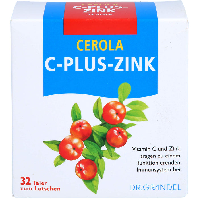 CEROLA C-Plus-Zink Taler, 32 St. Tabletten