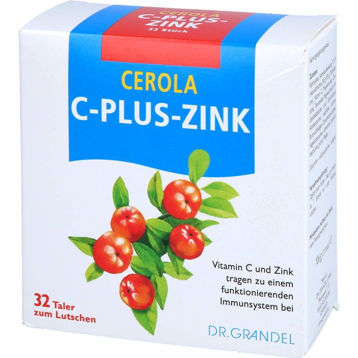 CEROLA C-Plus-Zink Taler, 32 St. Tabletten