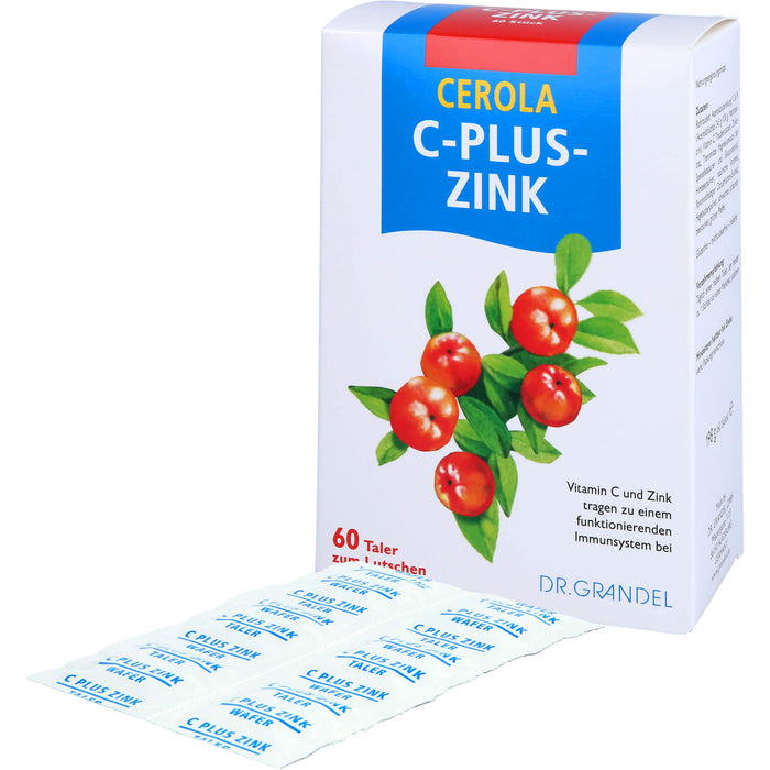 CEROLA C-Plus-Zink Taler, 60 St. Tabletten