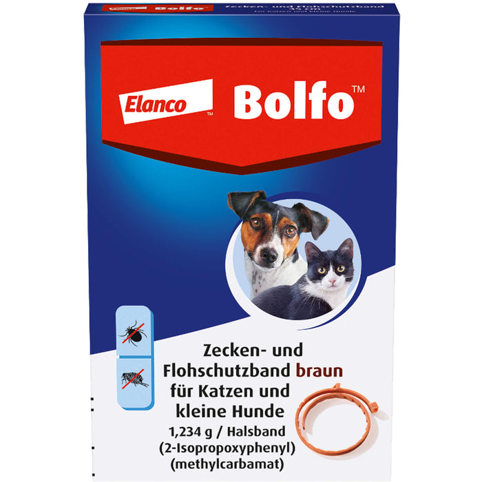 Bolfo Zecken- und Flohschutzband für Katzen und kleine Hunde, 1 St. Ampullen