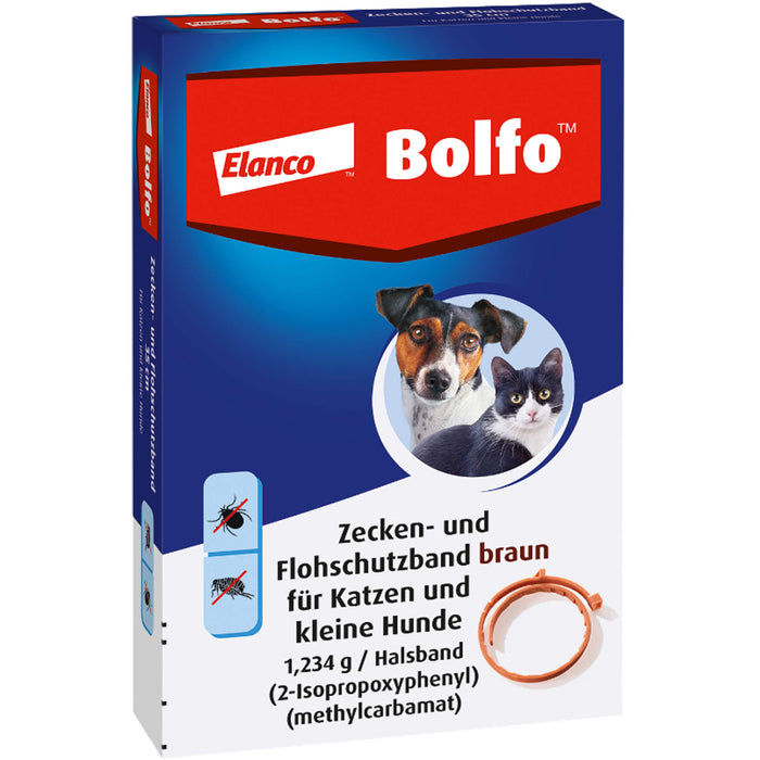Bolfo Zecken- und Flohschutzband für Katzen und kleine Hunde, 1 St. Ampullen