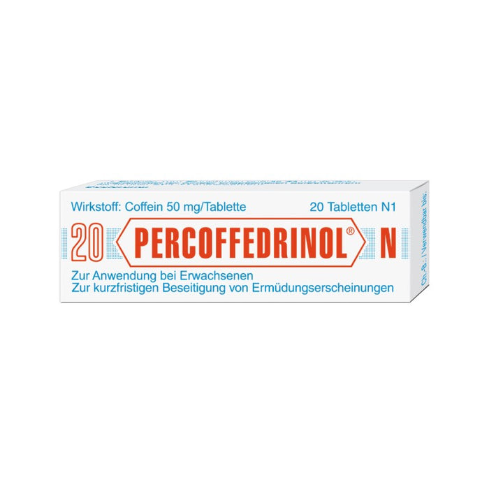 Percoffedrinol N Tabletten bei Ermüdungserscheinungen, 20 St. Tabletten