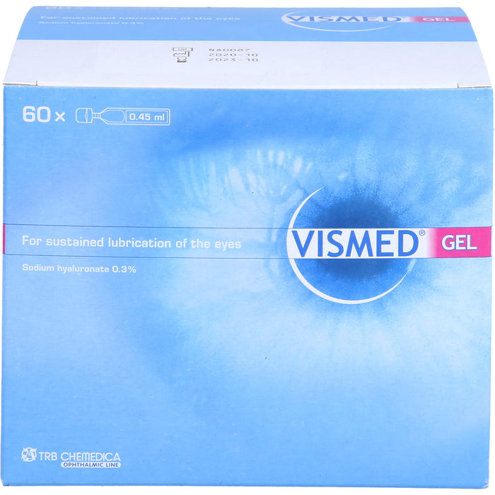 VISMED Gel Augentropfen Einzeldosispipetten, 60 St. Einzeldosispipetten