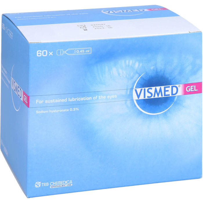 VISMED Gel Augentropfen Einzeldosispipetten, 60 St. Einzeldosispipetten