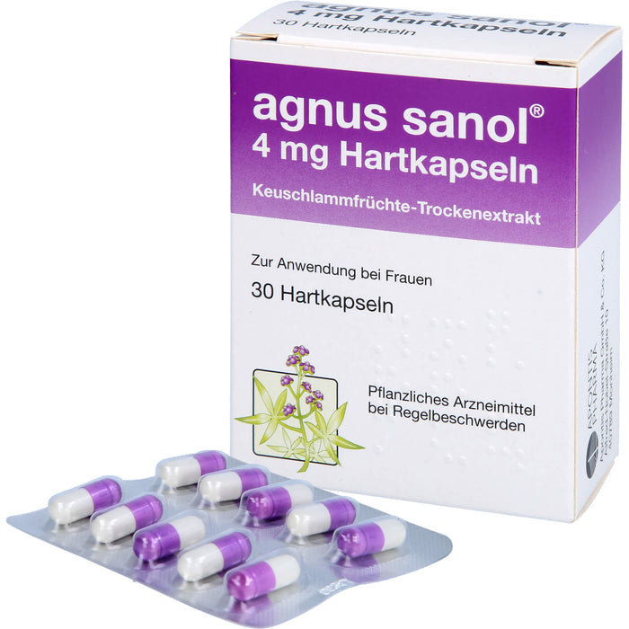 agnus sanol 4 mg Hartkapseln, 30 St HKP