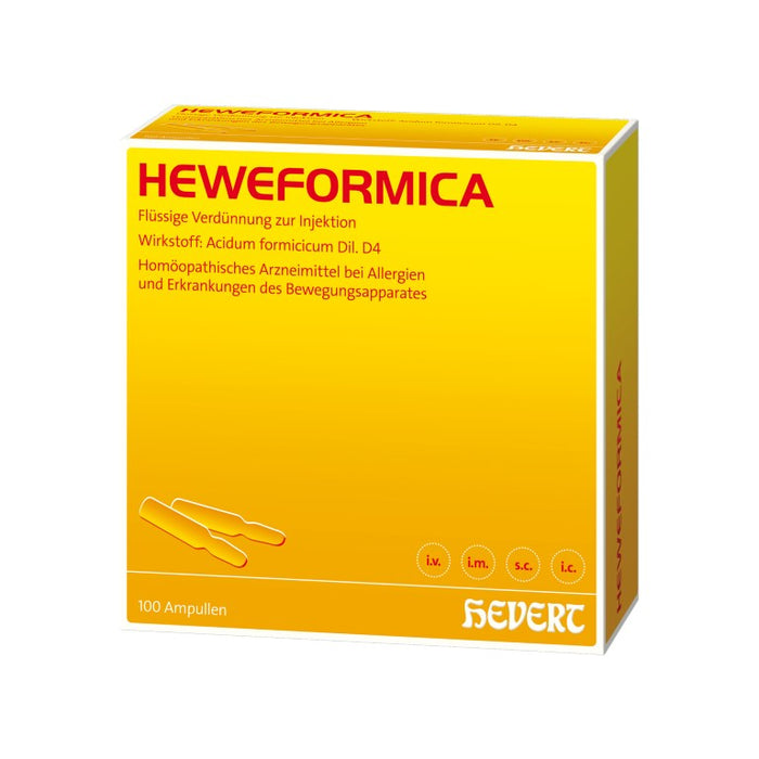 Heweformica, 100 St. Ampullen