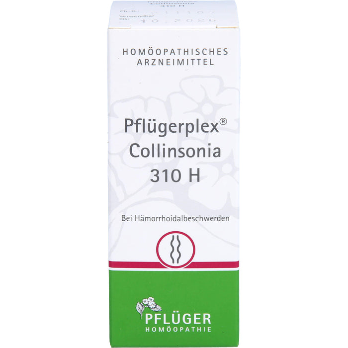 PFLÜGER Pflügerplex Collinsonia 310 H Tabletten bei Hämorrhoidalbeschwerden, 100 St. Tabletten