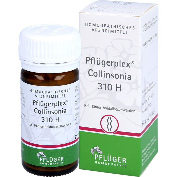 PFLÜGER Pflügerplex Collinsonia 310 H Tabletten bei Hämorrhoidalbeschwerden, 100 St. Tabletten