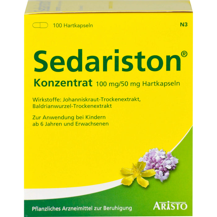 Sedariston Konzentrat Hartkapseln zur Beruhigung, 100 St. Kapseln
