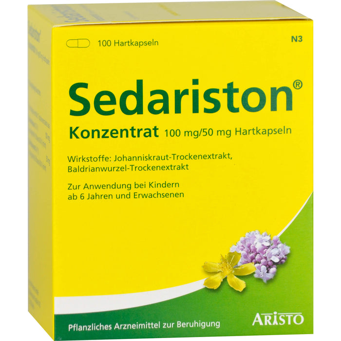Sedariston Konzentrat Hartkapseln zur Beruhigung, 100 St. Kapseln
