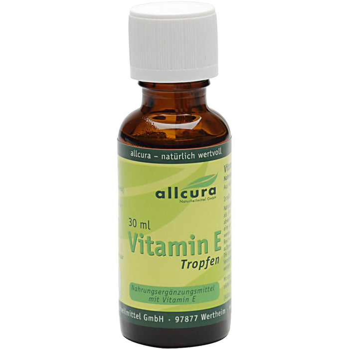 allcura Vitamin E Tropfen, 30 ml Lösung