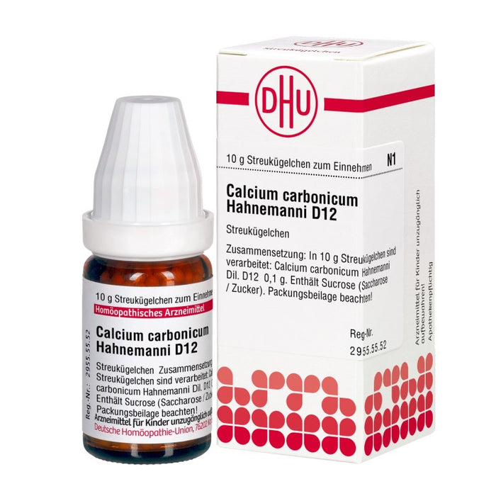 DHU Calcium carbonicum Hahnemanni D12 Streukügelchen, 10 g Globuli