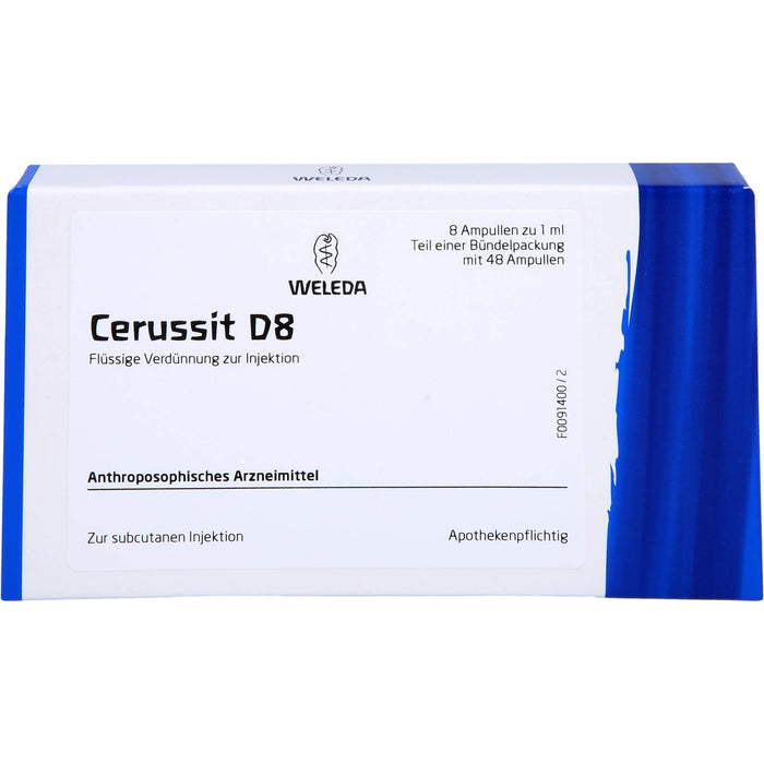 Cerussit D8 Weleda Amp., 48X1 ml AMP