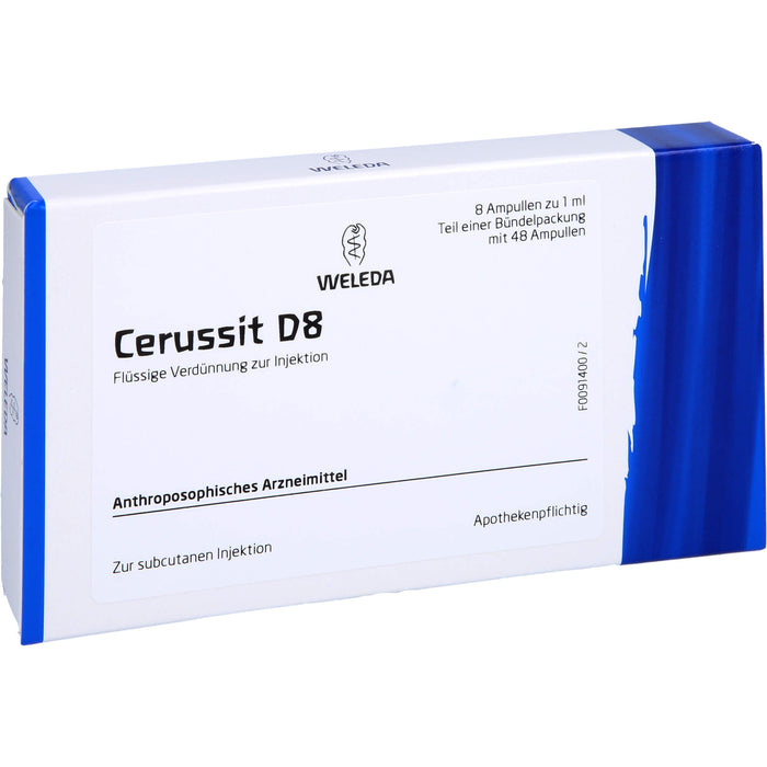 Cerussit D8 Weleda Amp., 48X1 ml AMP